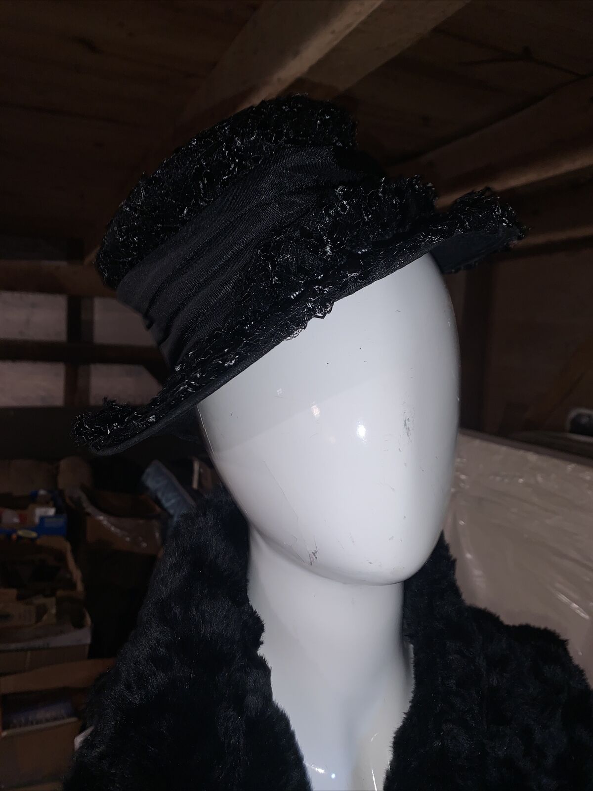 vintage black hat womens