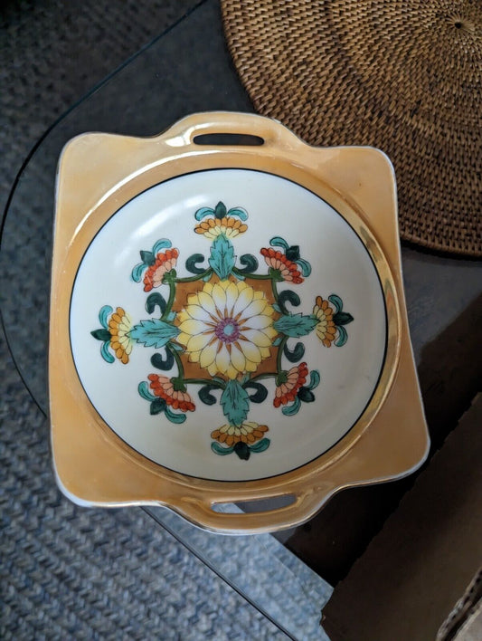 BUTTERSCOTCH JAPANESE LUSTERWARE NORITAKE HAND PAINTED BOWL