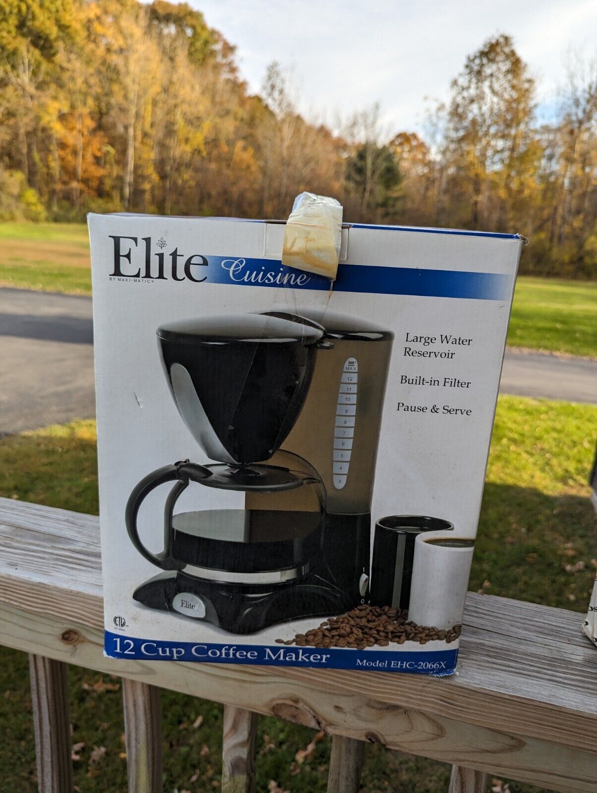 NIB Elite 12 CUP Coffee maker