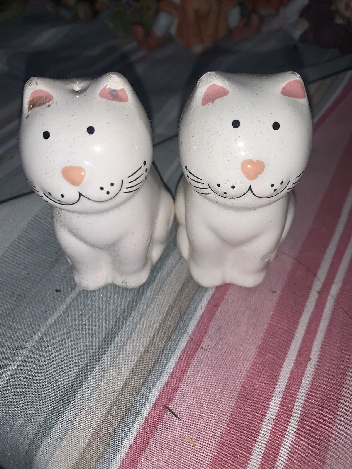 Two Cat Salt And Pepper Shakers