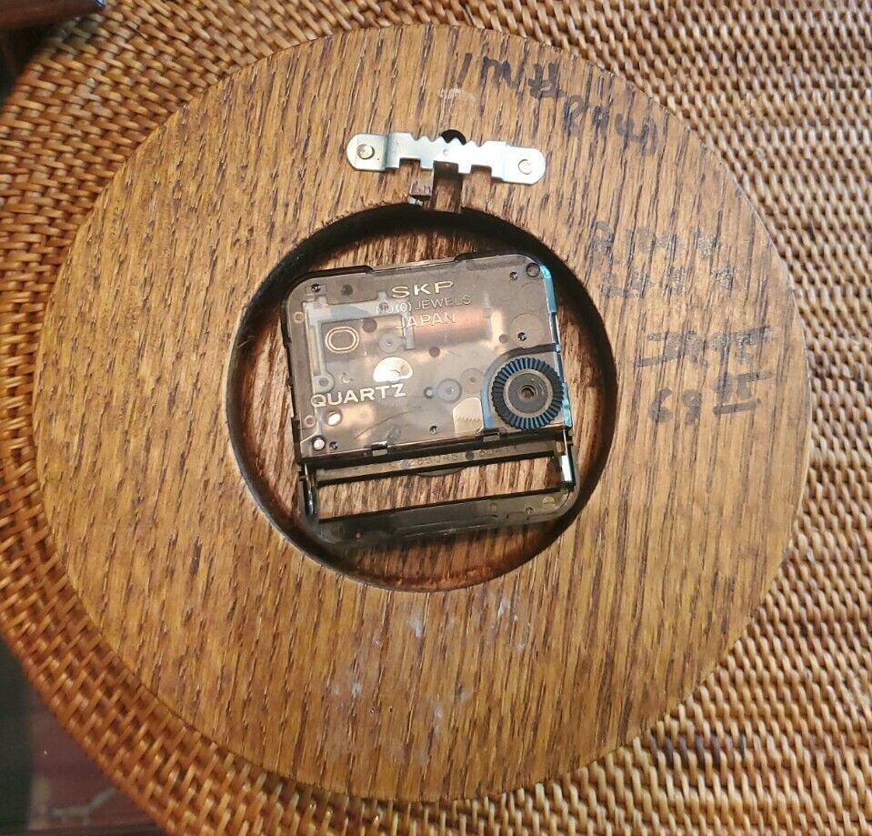 VINTAGE WOODFRAMED CANTERBURY KITCHEN WALL CLOCK