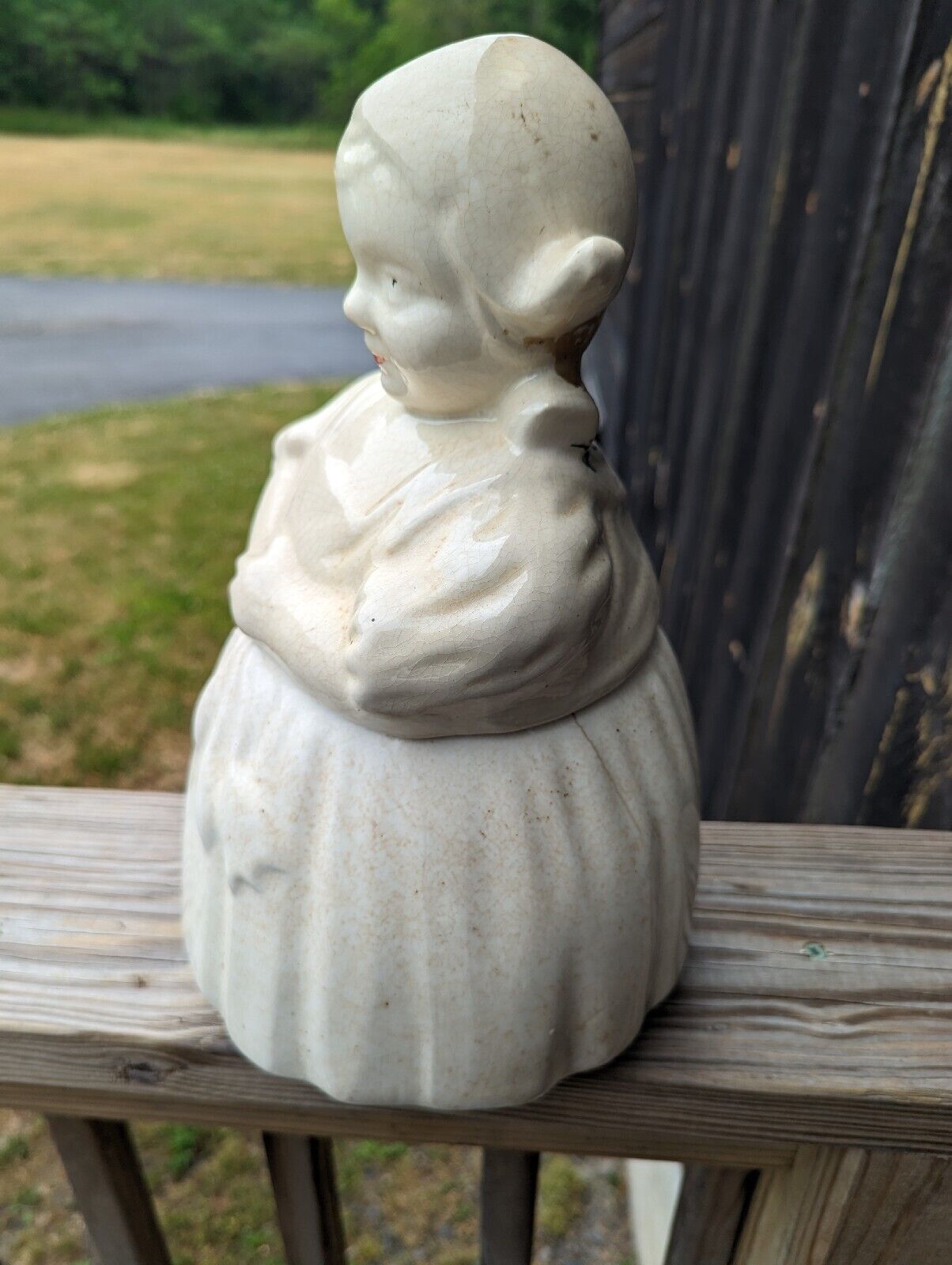 Antique Dutch Girl Cookie Jar