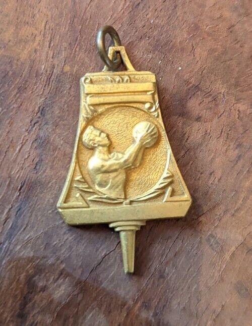 Vintage Golden Balfour Men's Basketball Pendant