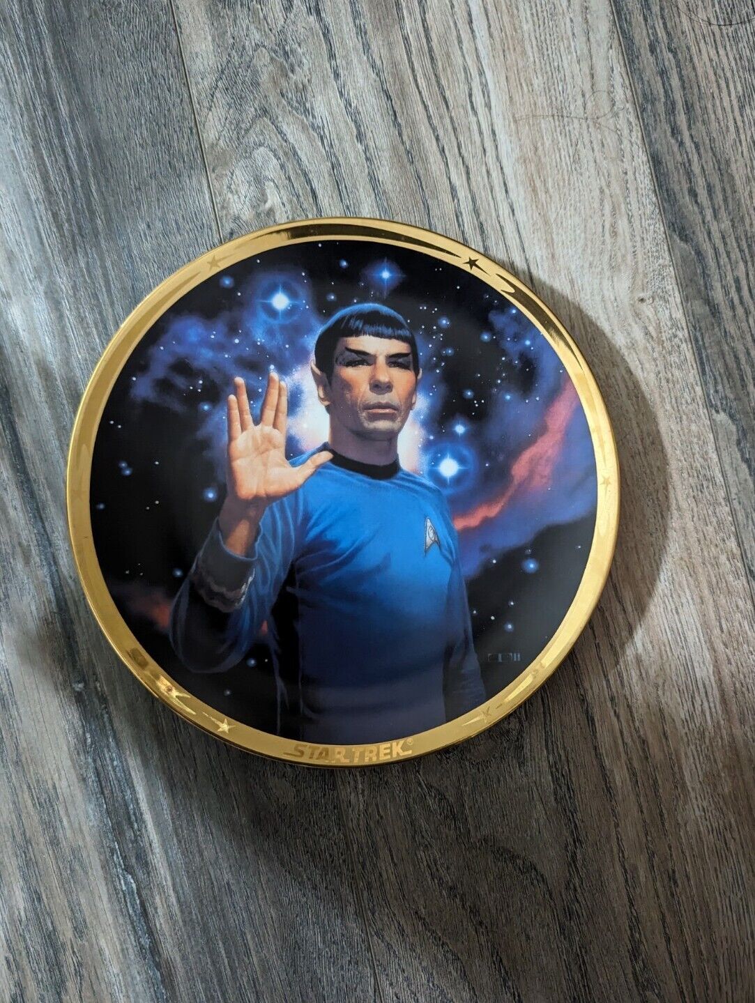 Hamilton Collection Spock Star Trek 25th Anniversary Plate No 1337A