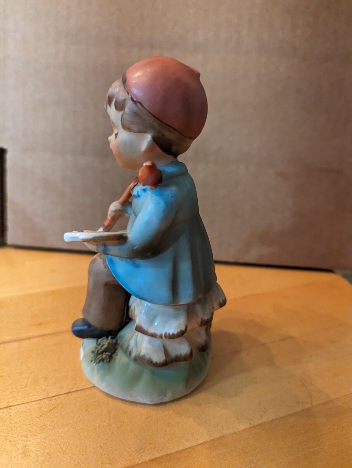 Erich Stauffer Little Bohemian Painter Figurine Porcelain U8543 Vintage Japan