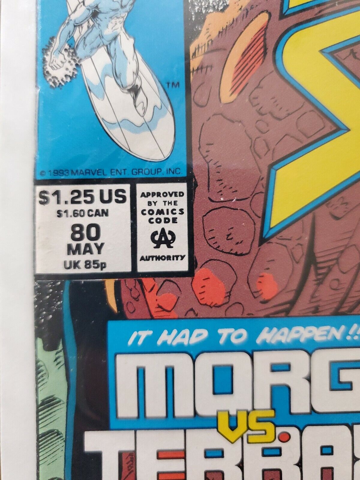 Marvel Comics The Silver Surfer Morg Vs Terrax No 80 , 1993