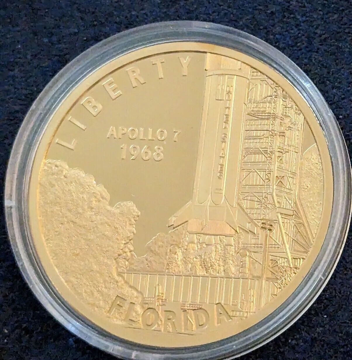 Apollo 7 - American Innovations Dollar Trial Coin Trump Commemorative Collection