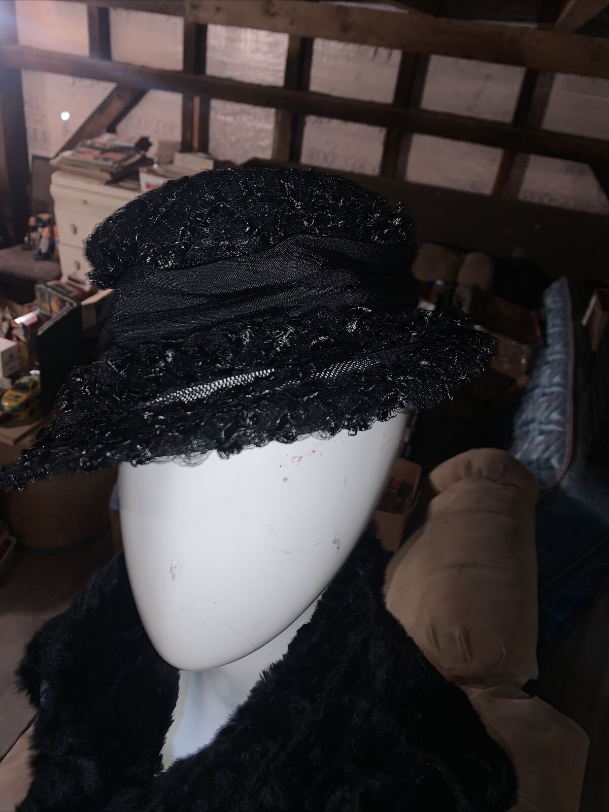 vintage black hat womens