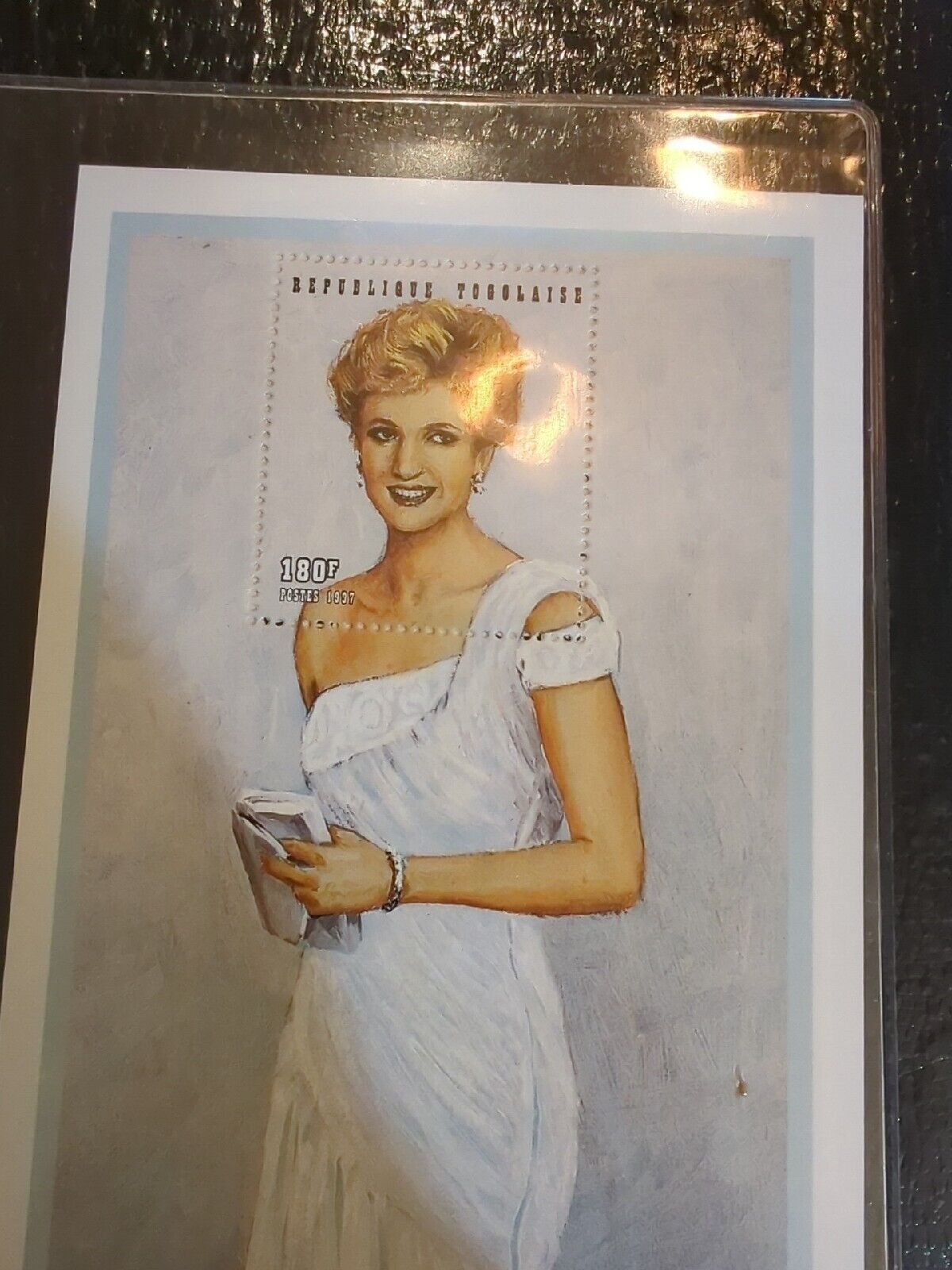 International Collectors Society PRINCESS DIANA LIMITED Postage Stamp with COA