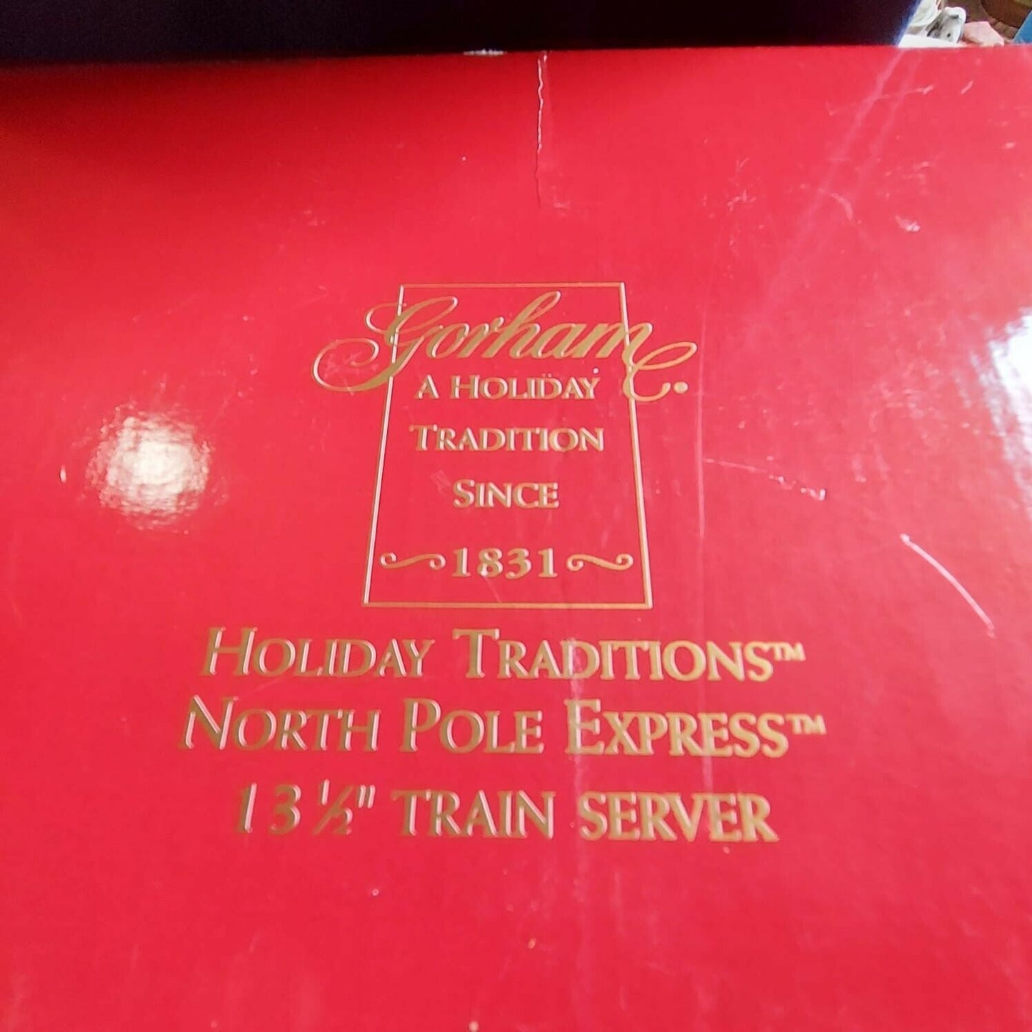 Gorham A Holiday Tradition North Pole Express 13.5" Train Server