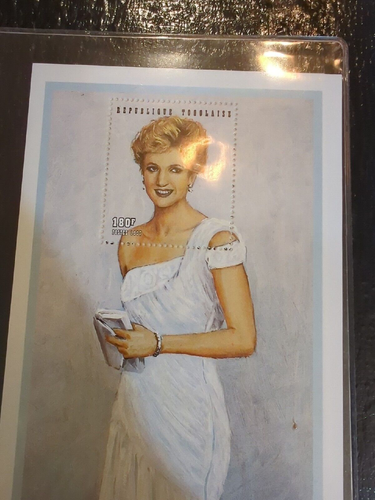 International Collectors Society PRINCESS DIANA LIMITED Postage Stamp with COA