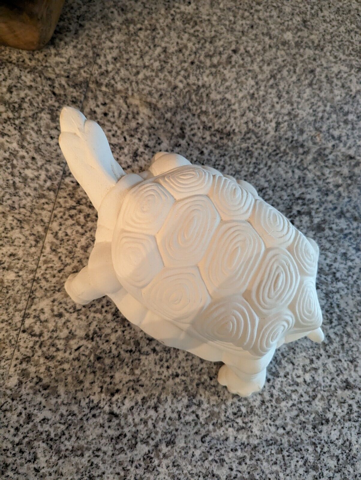 Arnels All White Turtle Jewelry Larg Trinket box Mold Aprox 6" By 3.5"