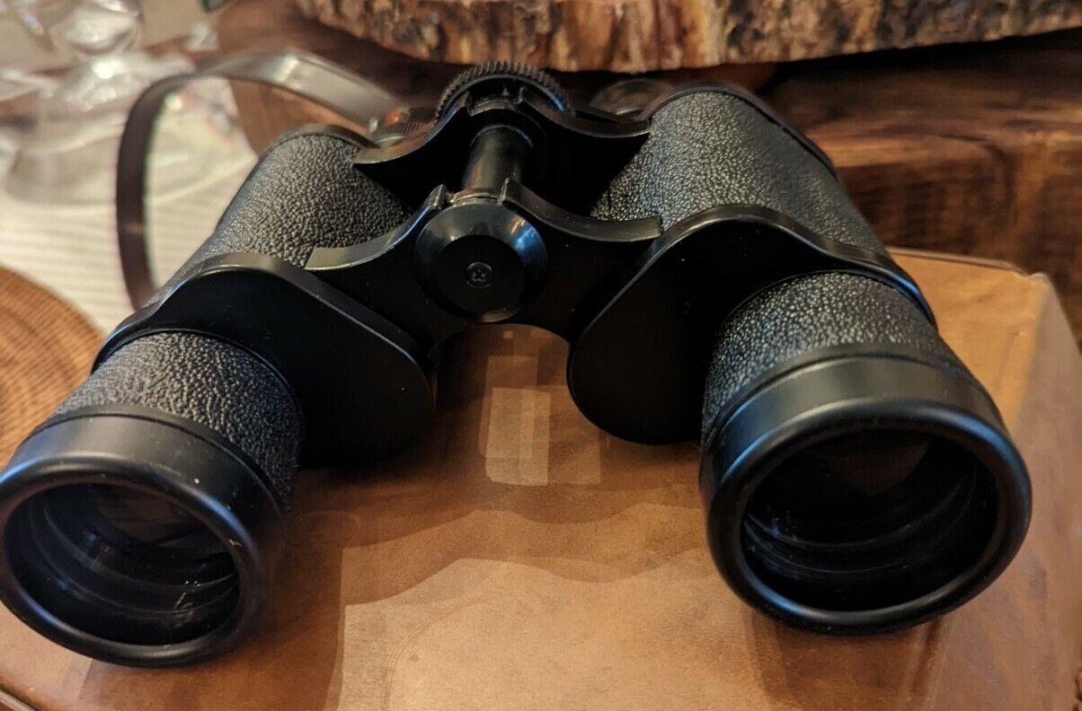 Vintage Sensi 7x35 Fully Coated Capped Binoculars With Case