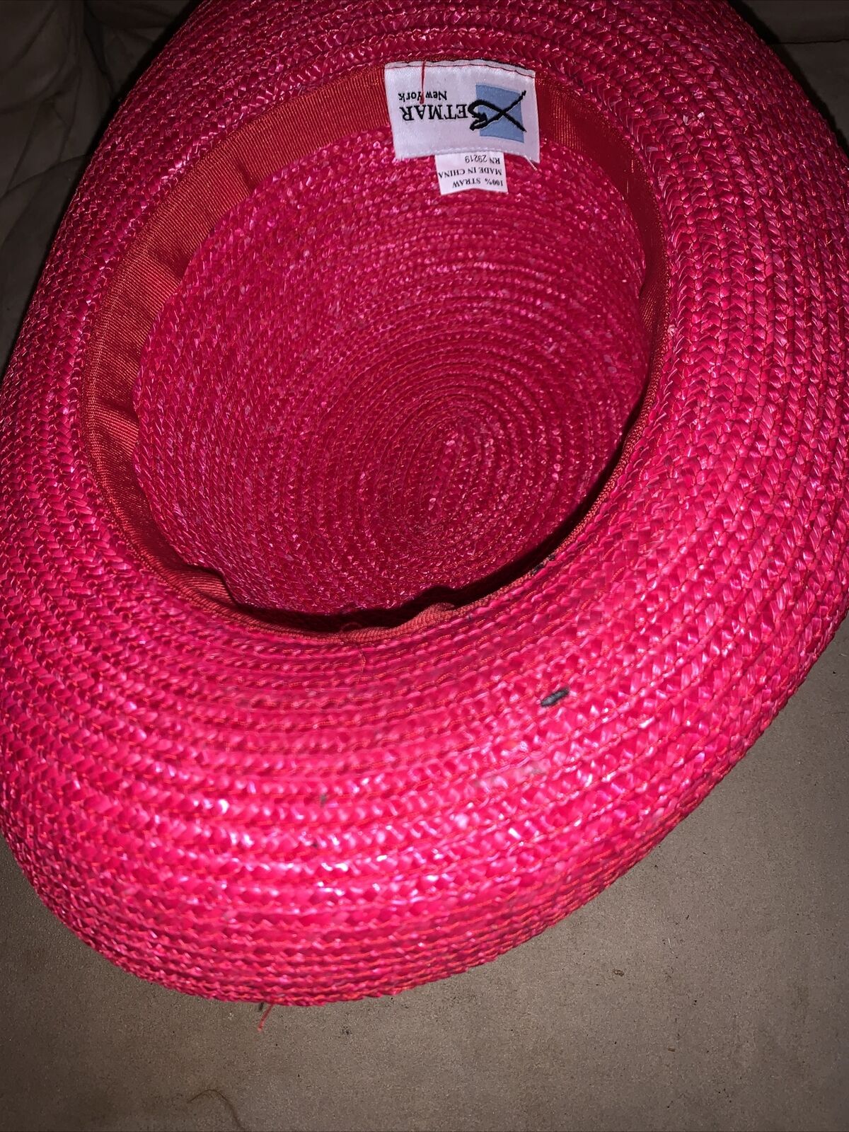 Vintage Xsetmar NY Red Hat