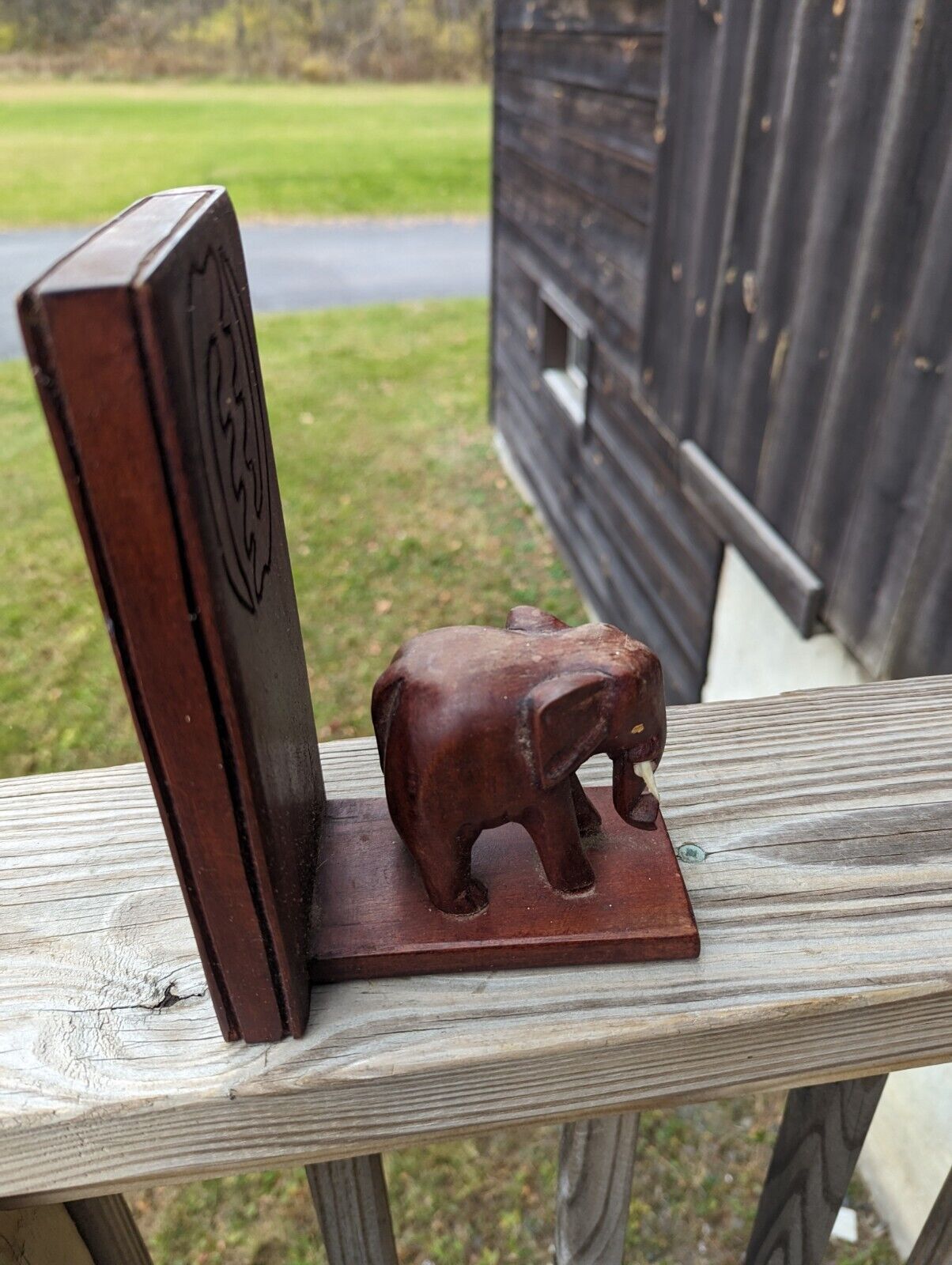 Vintage Elephant Book End