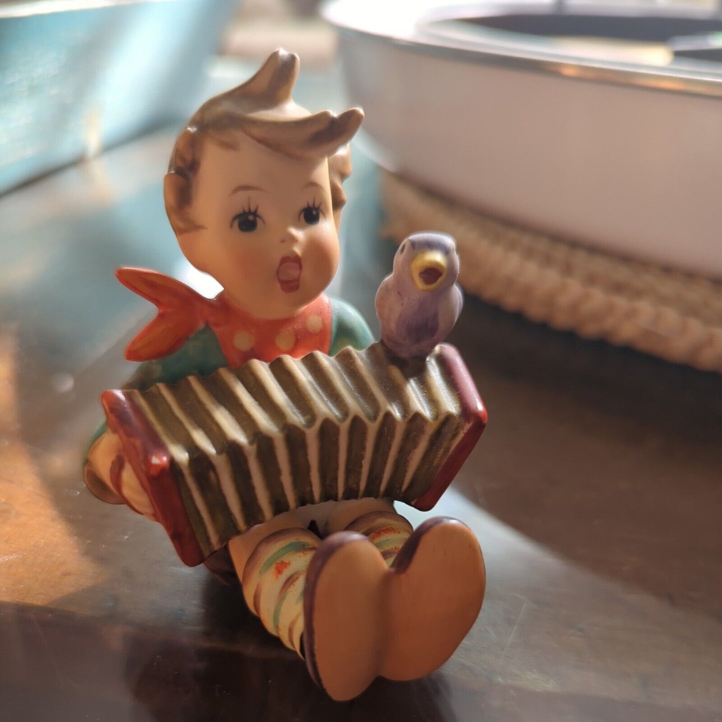 Vintage Let's Sing #110/0 Goebel Hummel 3" Figurine TMK4 1964