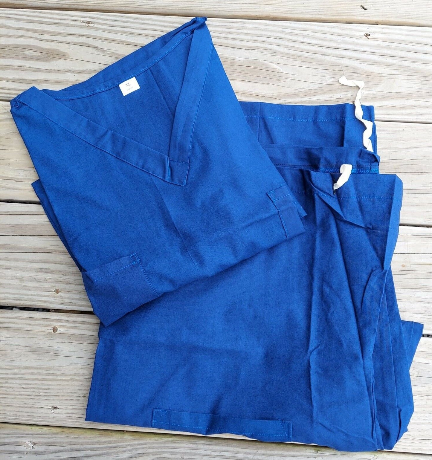 Scrubs Shirt and Pants Set Navy Blue Available in Sm or XL   Free Shipping