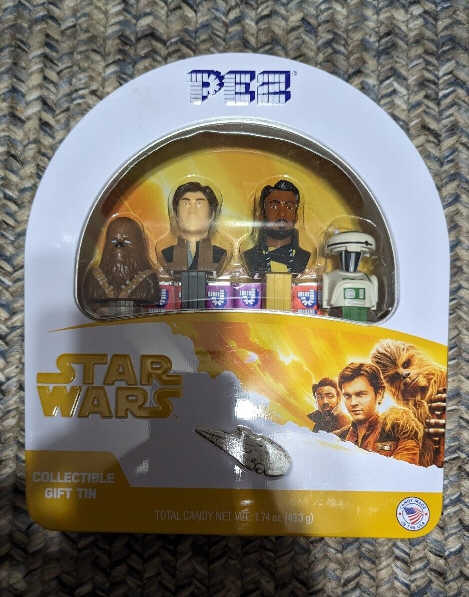 2018 Star Wars PEZ Dispenser Set & Collectible In Tin Packaging New