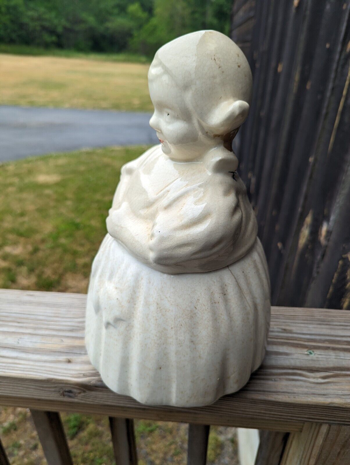 Antique Dutch Girl Cookie Jar