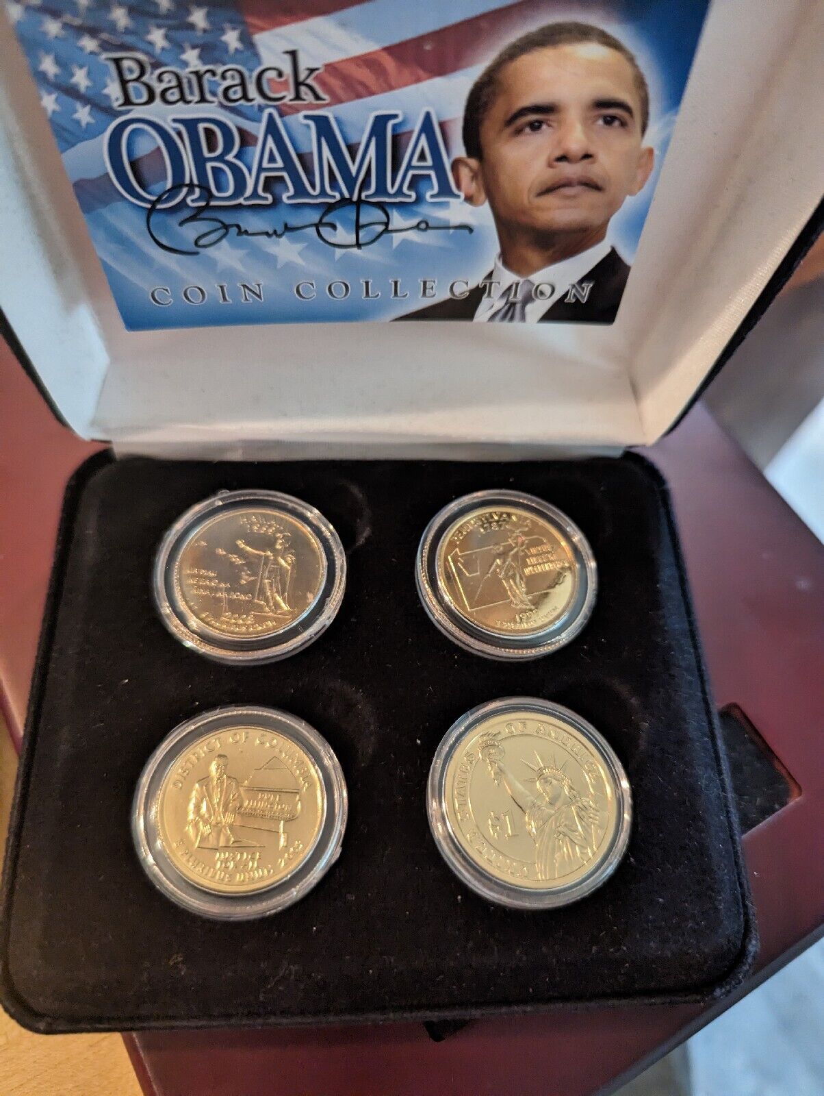 US 56th Presidential Inauguration Barack Obama 3 quarters 1 dollar Coin (P3421)