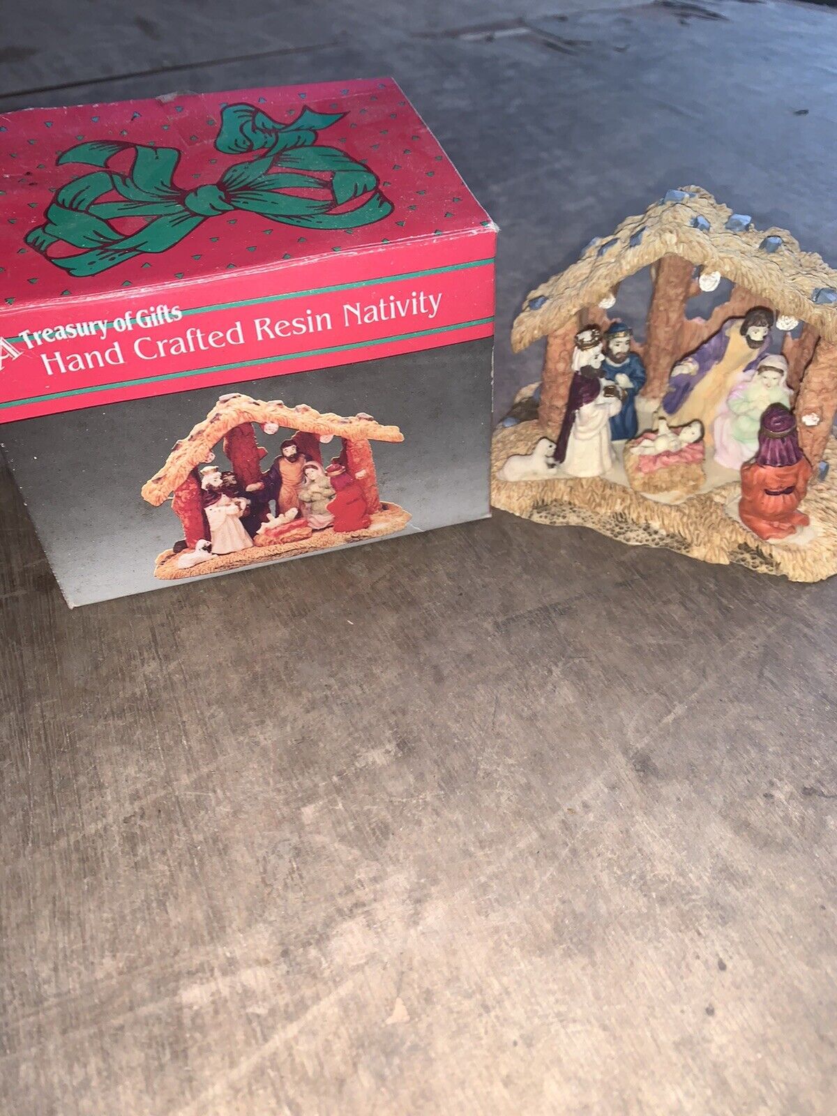 Treasury Of Gifts Hand Crafted Resin Nativity Figuine