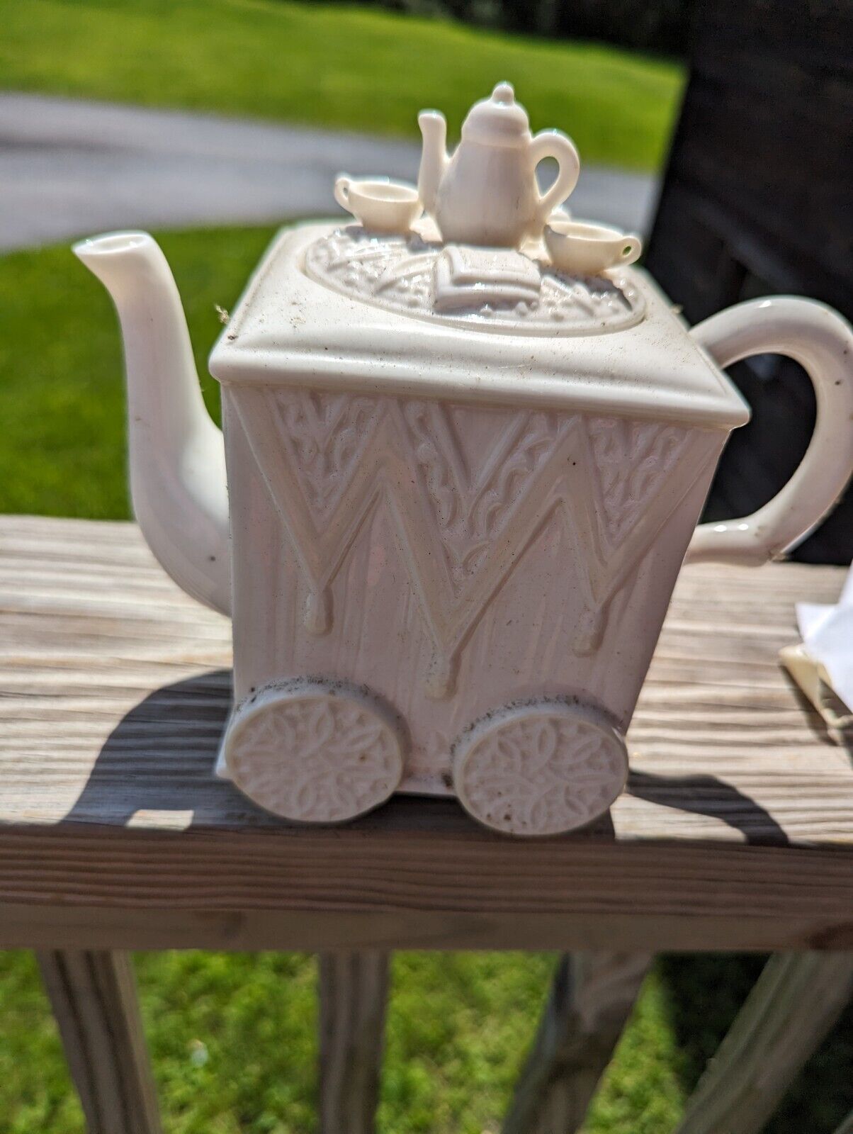 Lenox Butler's Pantry Teapot - Afternoon Tea Cart Figurine Decorative Tea pot