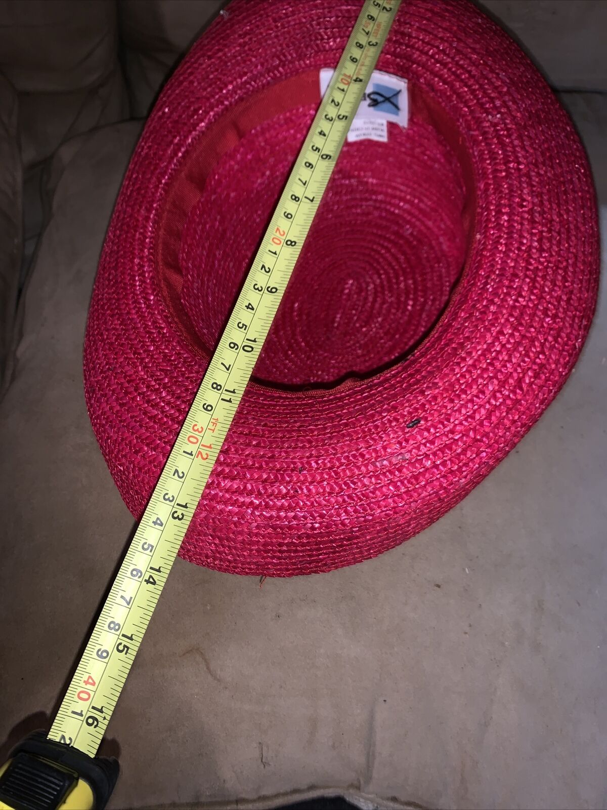 Vintage Xsetmar NY Red Hat