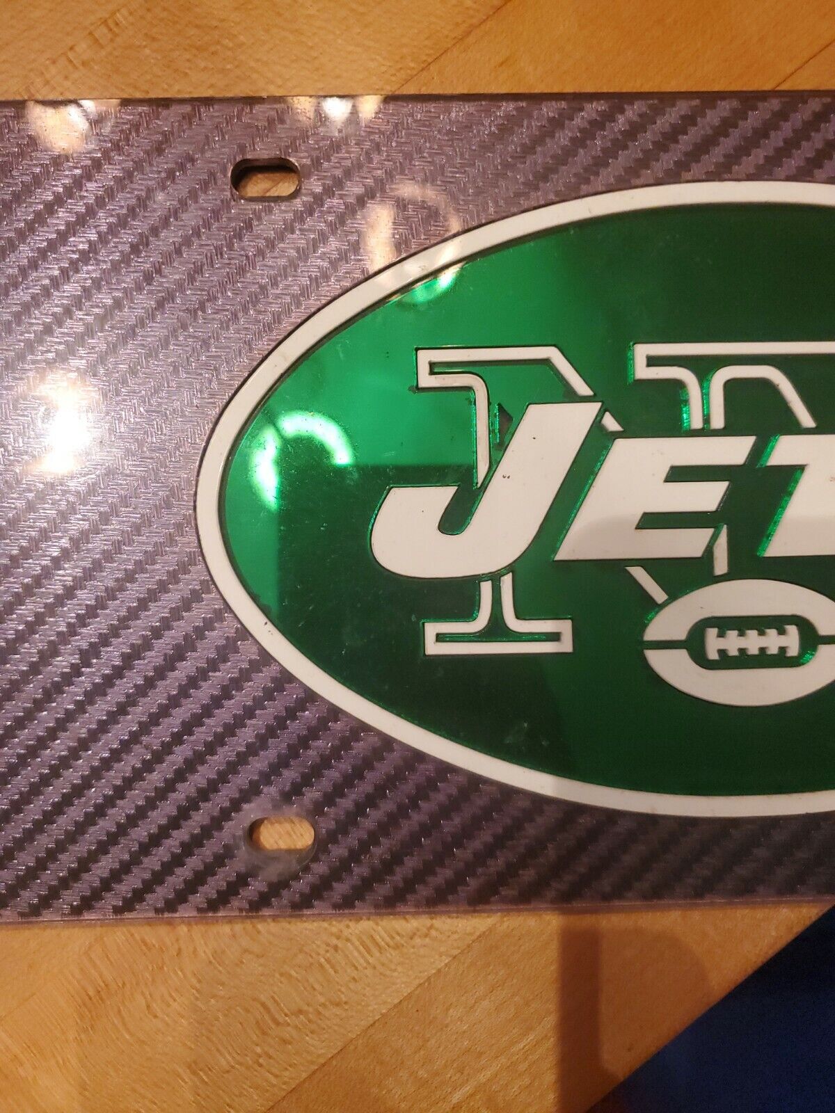 NY JETS Acrylic License Plate NFL