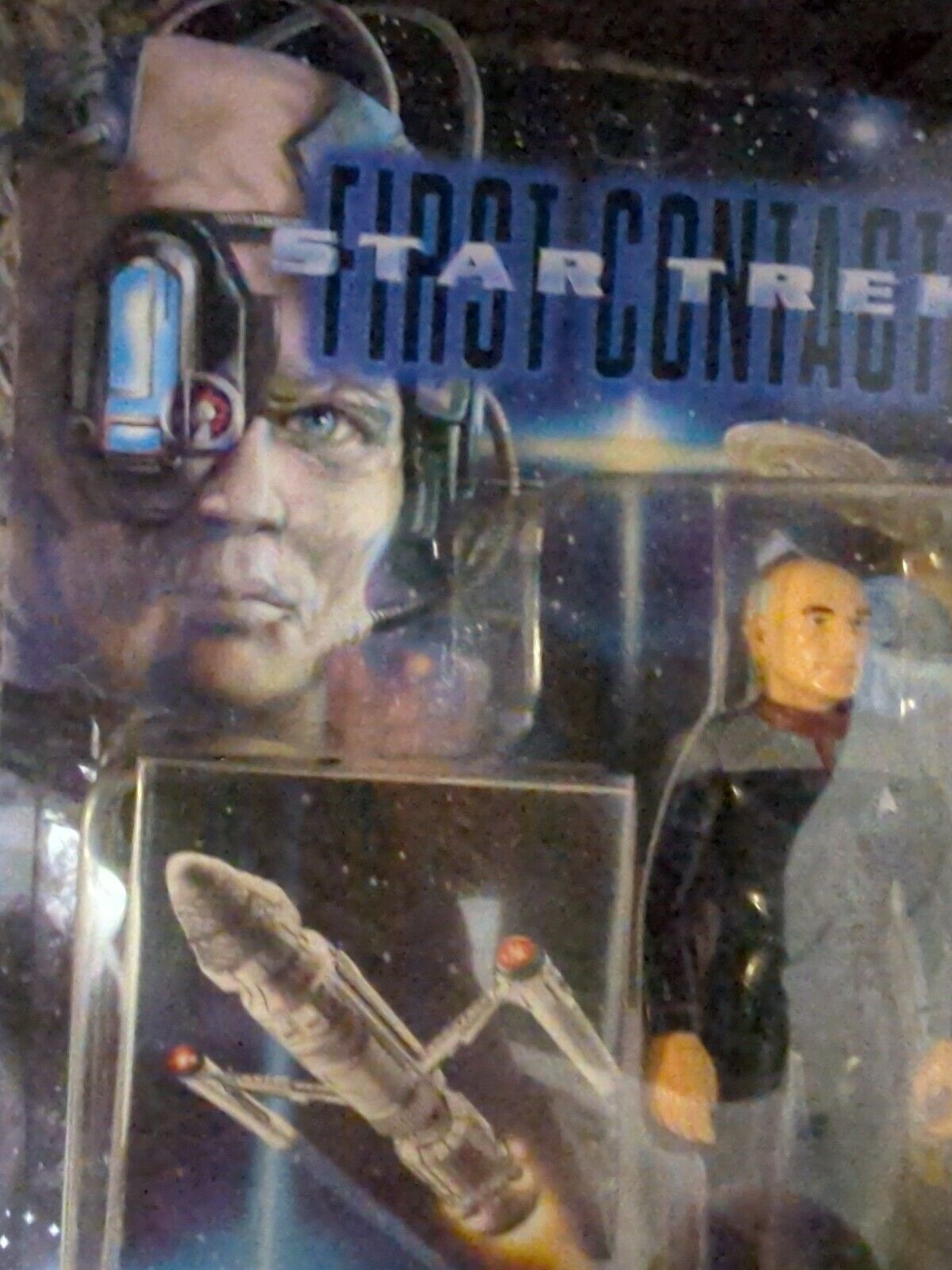 1996 Playmates Star Trek First Contact - Captain Jean-Luc Picard  6" Vintage