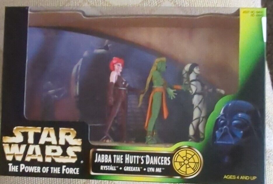 Hasbro 1997 Star Wars Power of the Force POTF Jabba the Hutt's Dancers NIB