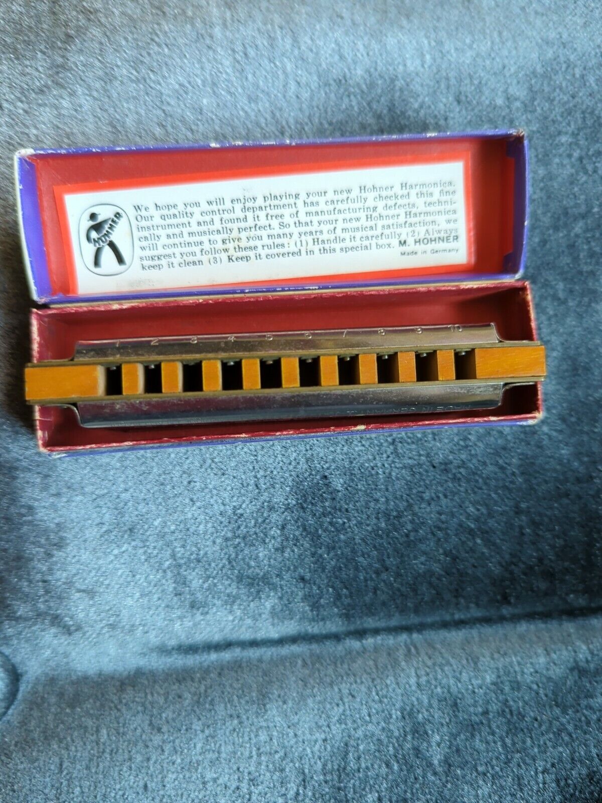 Marine Band M. Honer No 1896 Harmonica Germany