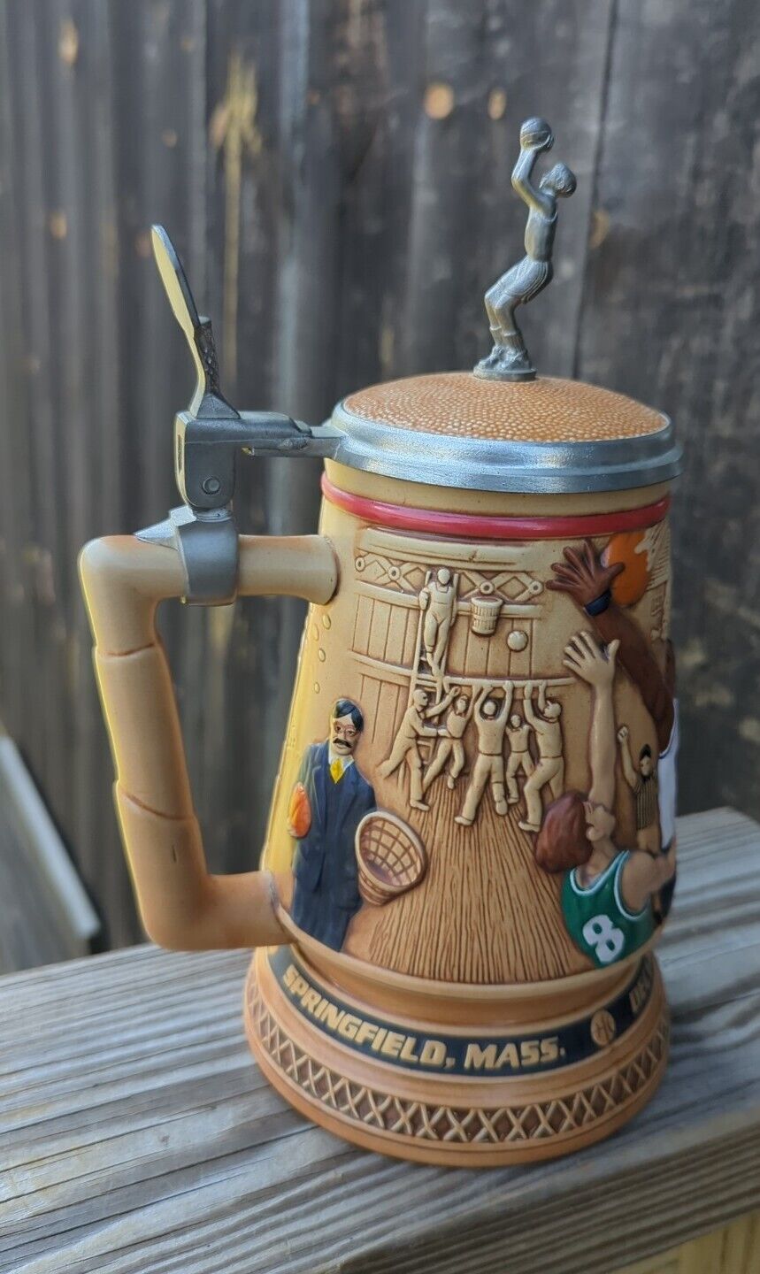 Avon 1993 Collectable "A Century of Basketball" Stein beer mug