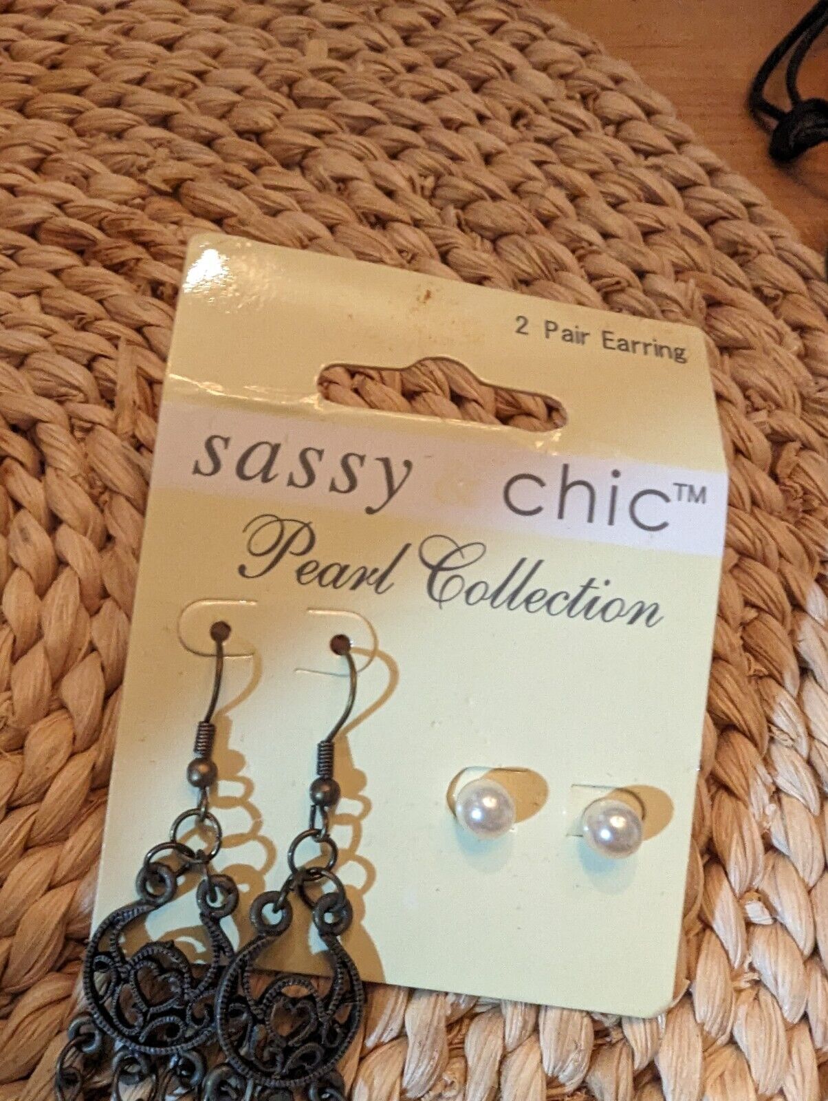 Sassy & Chic Pearl Collection 2 Pairs Of Earrings