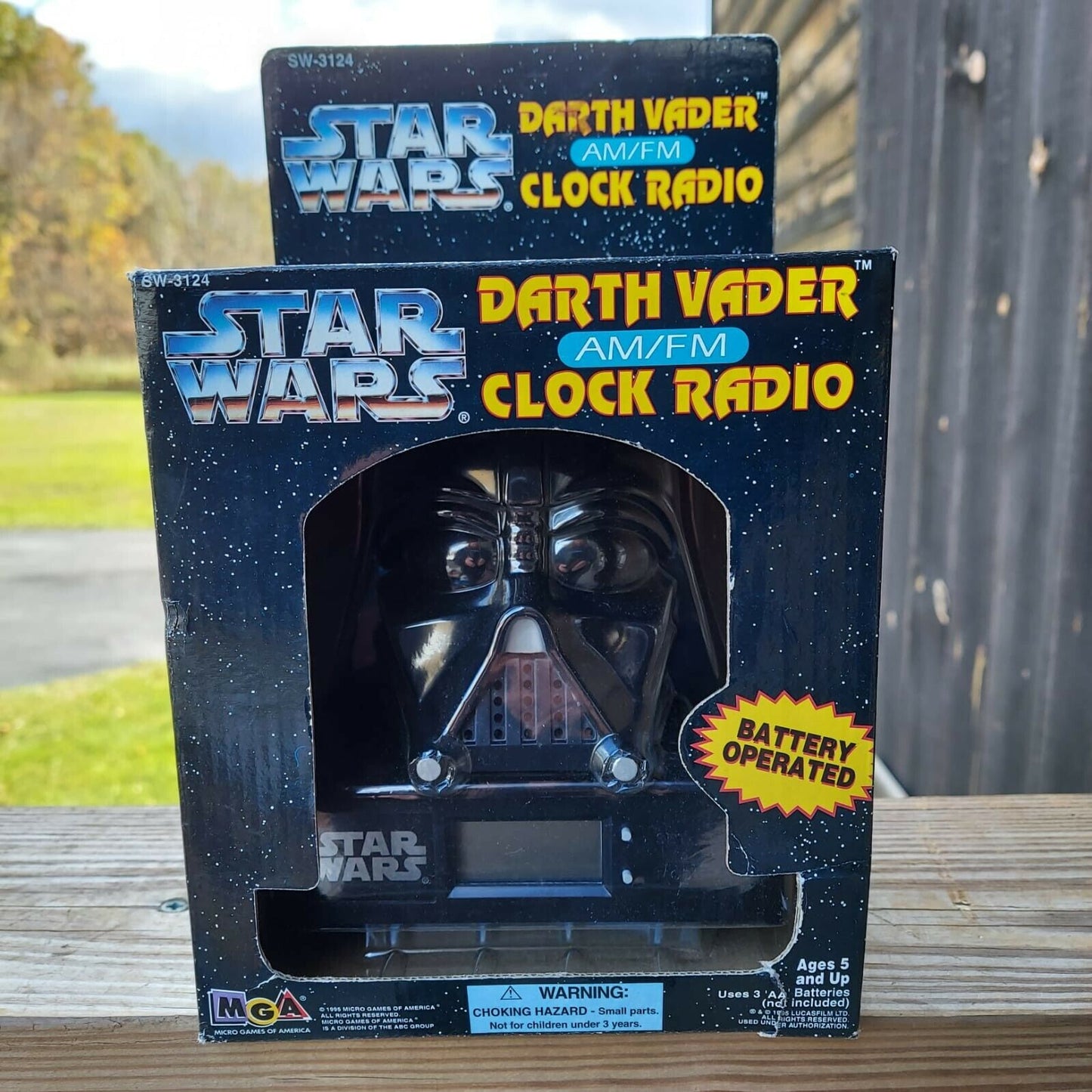 1995 Micro Games of America Star Wars Darth Vader AM/FM RadioNew