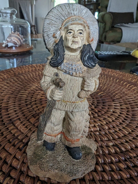 Vintage Small 4" Native American Elder Figurine