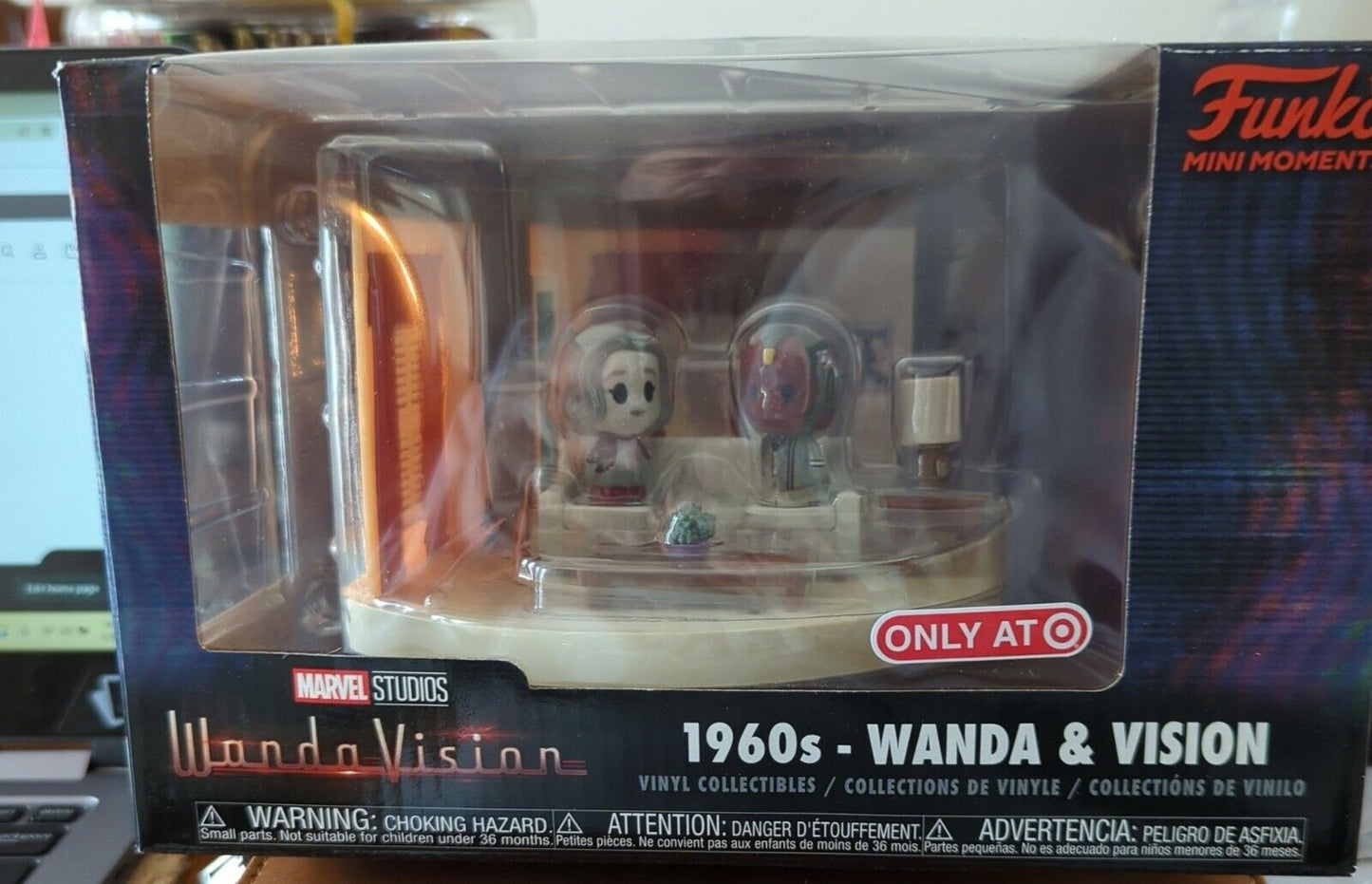 Funko Mini Moments 19680's WandaVision Wanda & Vision Target Exclusive ~ NIB