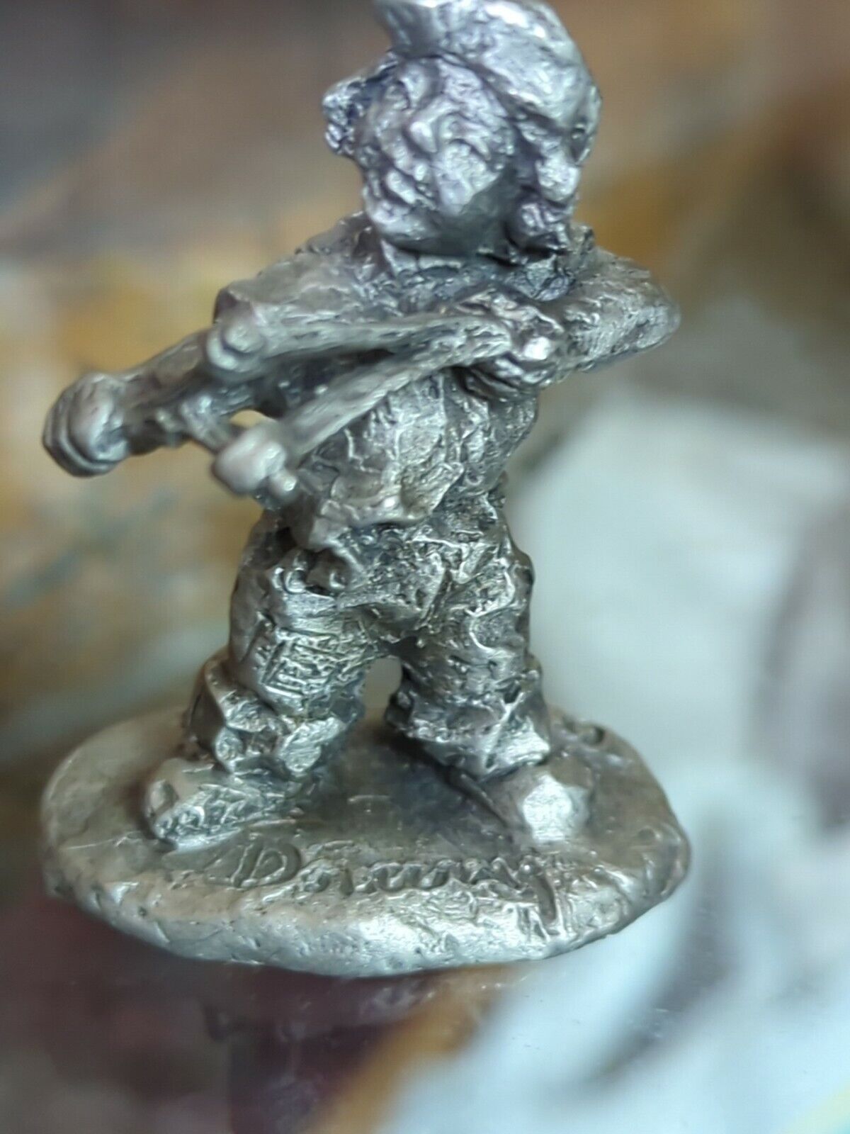 DeadEye, Cast Off, First Catch, Three International Pewter Figurines