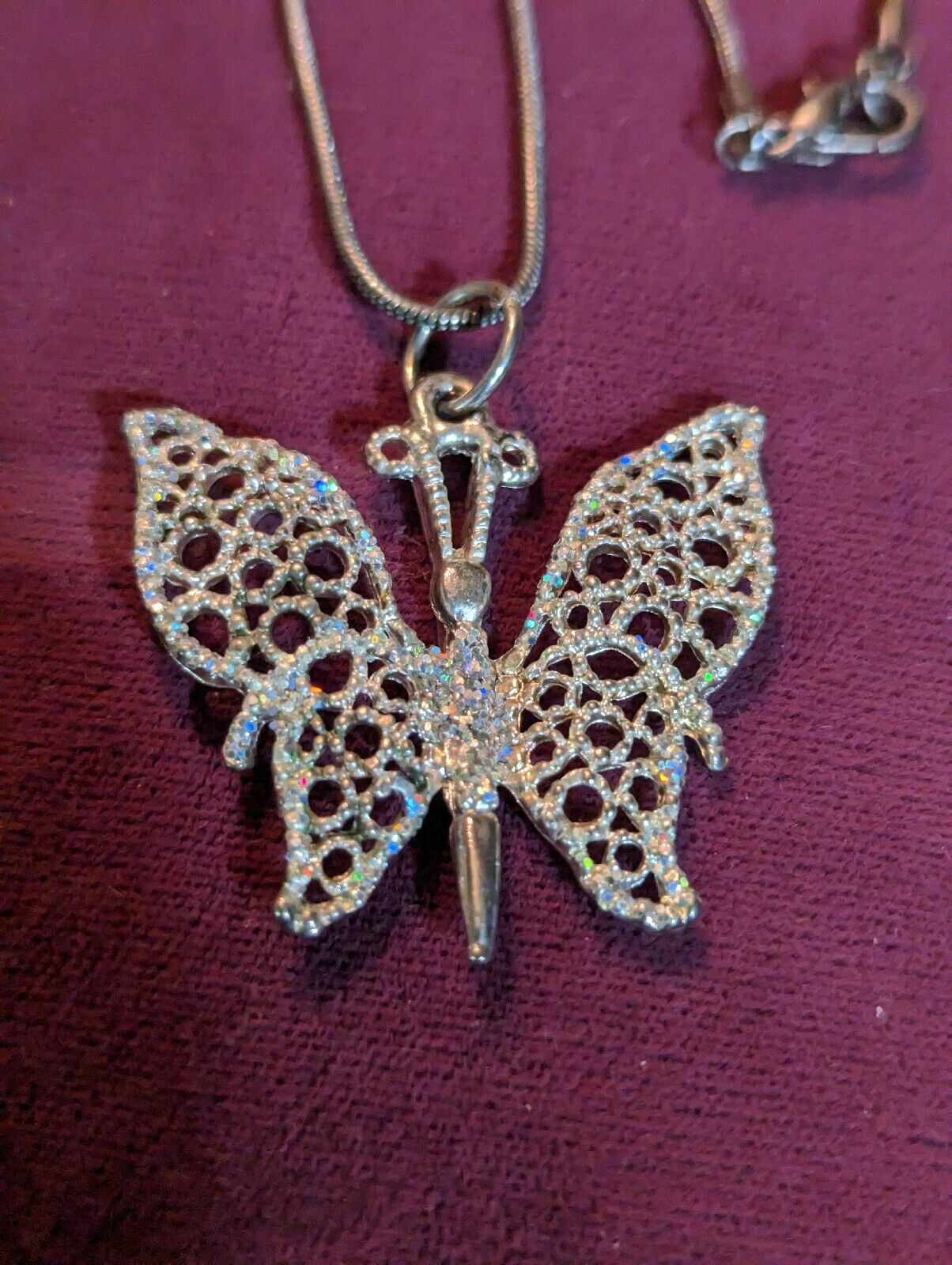 Monarch Butterfly Pendant Necklace