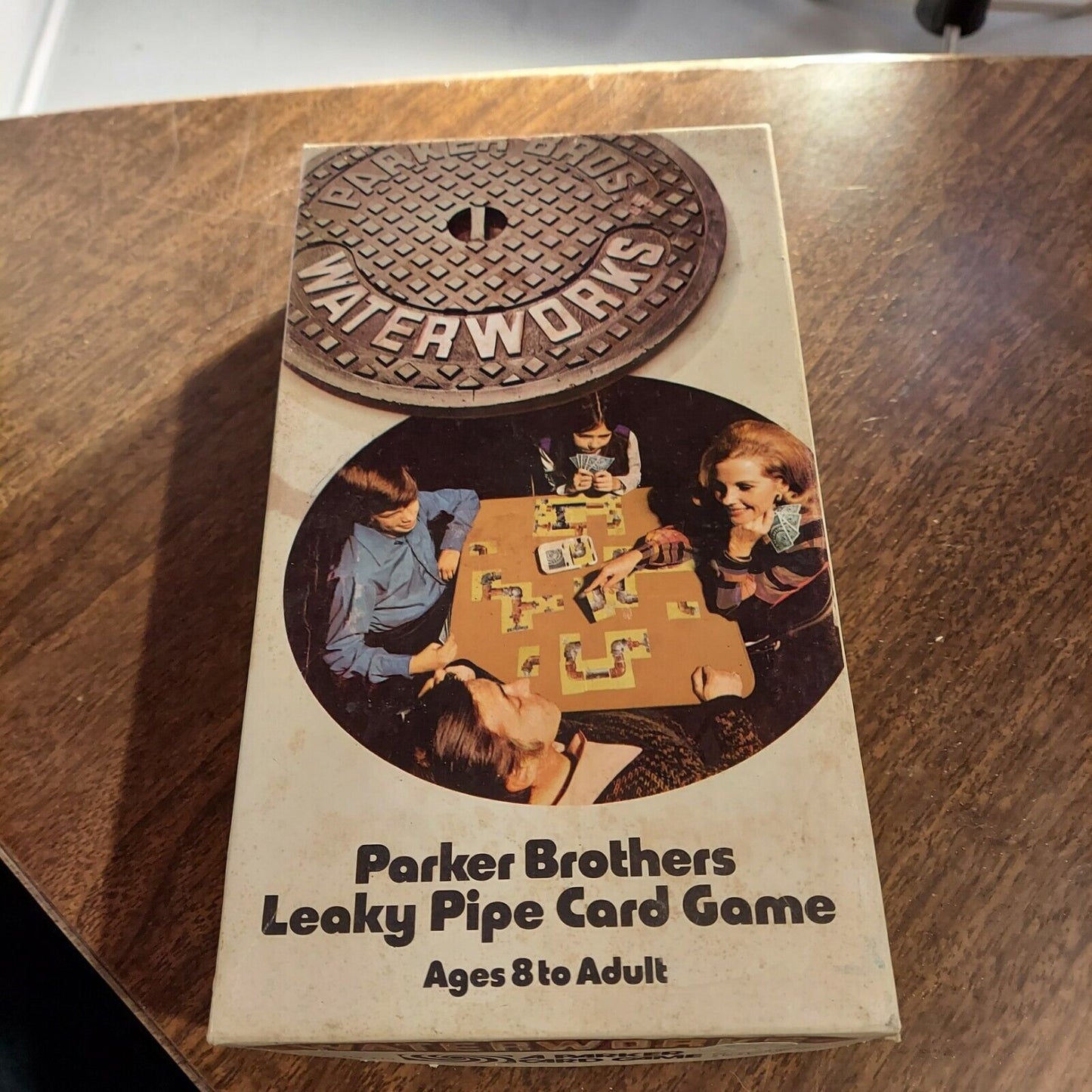 Vintage 1972 WATERWORKS Parker Brothers Leaky Pipe Card Game