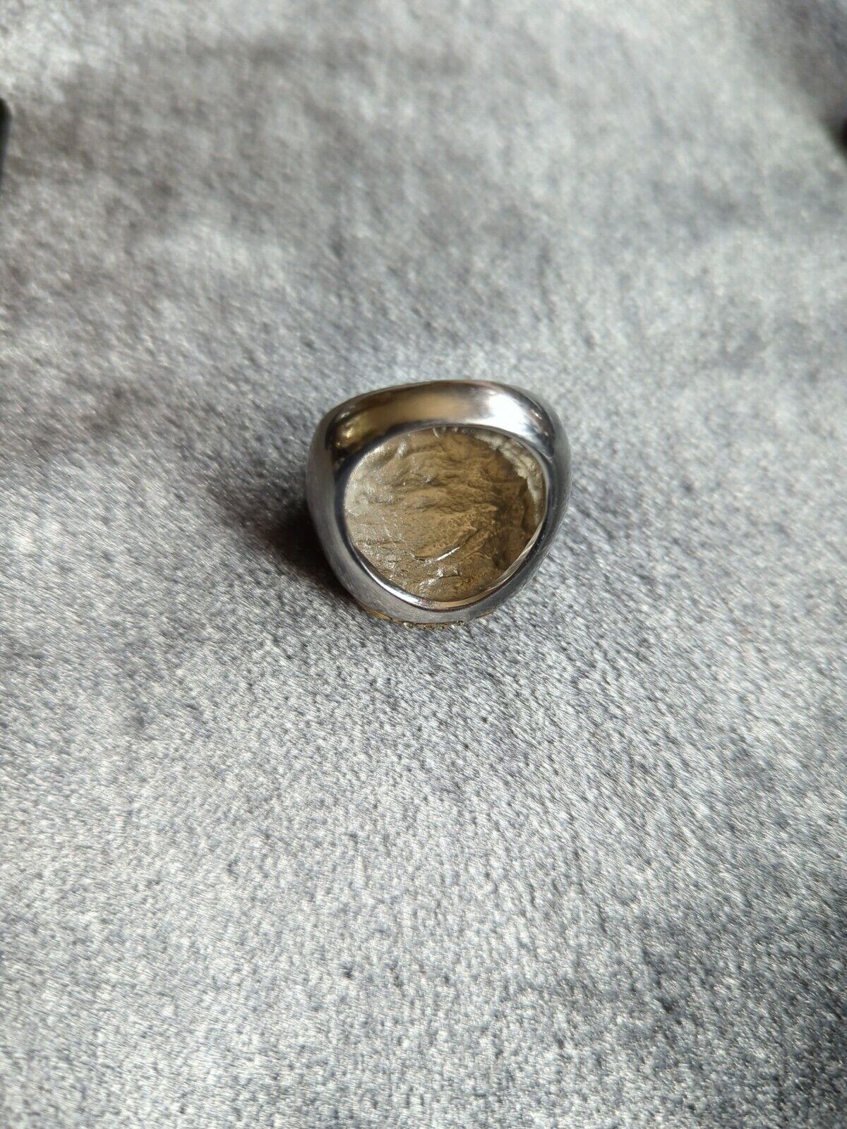 Large Stainless Steel Ring Size 9