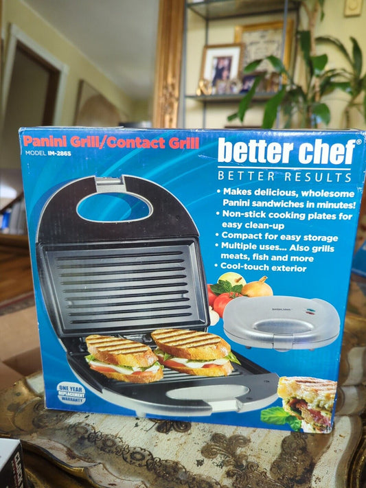 Better Chef Panini Grill/Contact Grill Model IM-286S