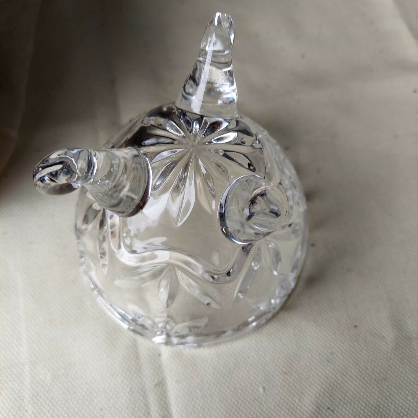 Crystal Clear Egg Shaped Crystal Glass Candy Dish