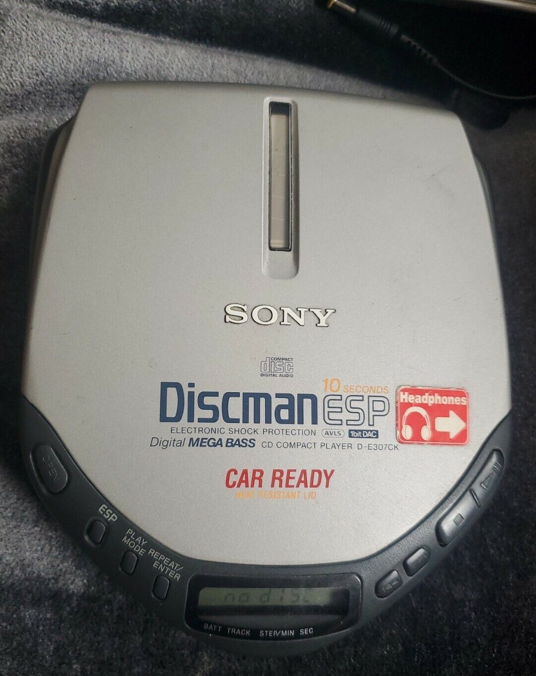 Sony Discman D-E307CK tested and works