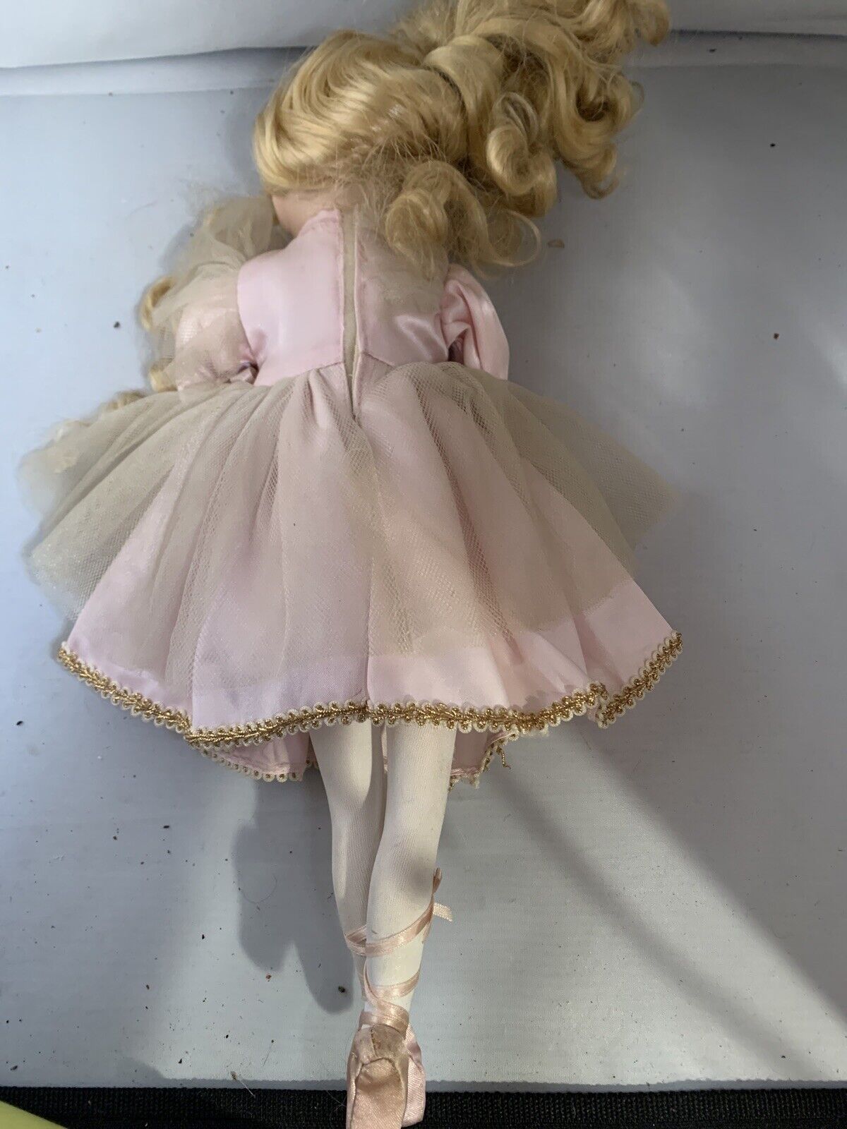 vintage porcelain ballerina doll