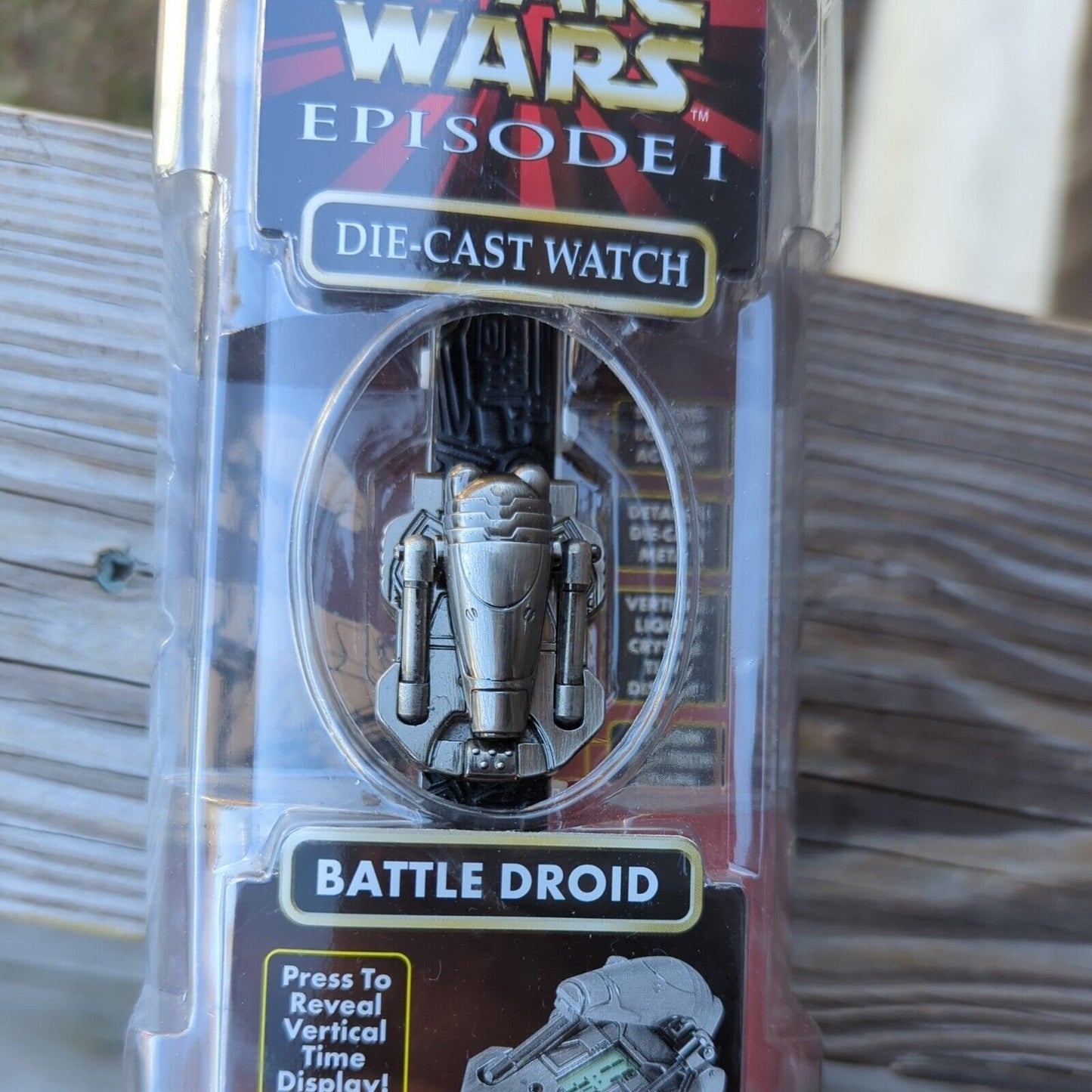 NEW Star Wars Episode 1 Die-Cast Watch Battle Droid #42673 NOS 1999 Hope 522