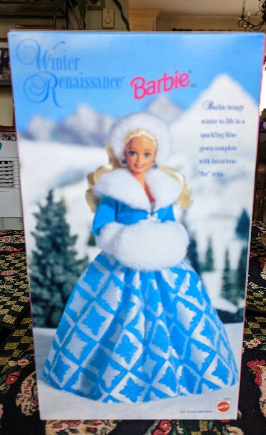 Vintage NEW Mattel Barbie Doll Winter Renaissance Barbie 15570 New in Box 1996